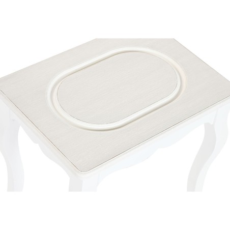 Beistelltisch Home ESPRIT Weiß Hellgrau 53 x 35 x 47 cm