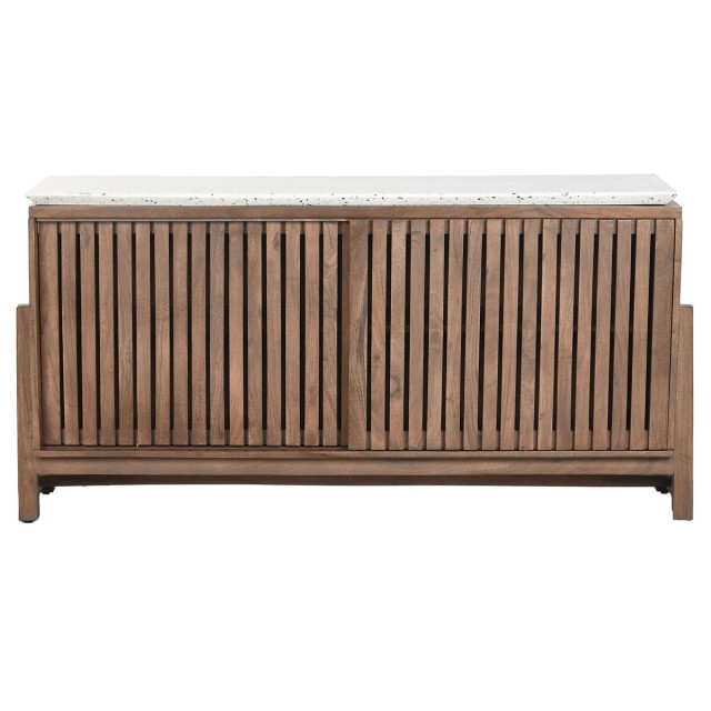 Sideboard Home ESPRIT Acacia Terrazo 146 x 46 x 82 cm