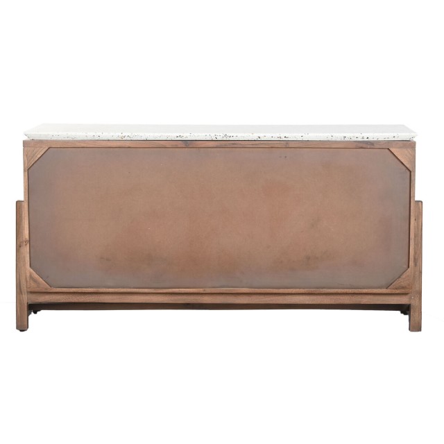 Sideboard Home ESPRIT Acacia Terrazo 146 x 46 x 82 cm