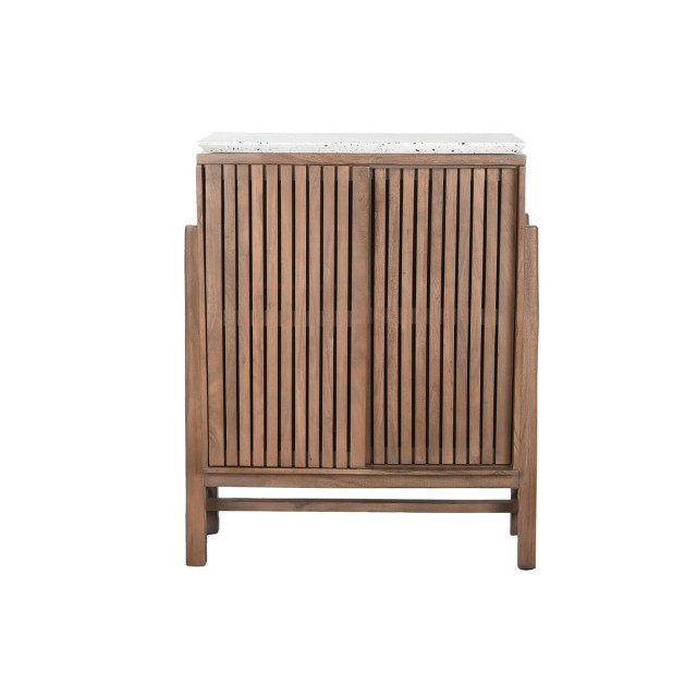 Credenza Home ESPRIT Acacia Terrazzo 80 x 40 x 110 cm