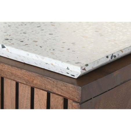 Aparador Home ESPRIT Acacia Terrazo 80 x 40 x 110 cm
