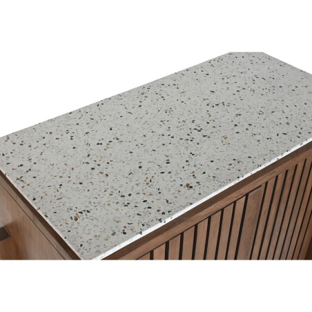 Aparador Home ESPRIT Acacia Terrazo 80 x 40 x 110 cm
