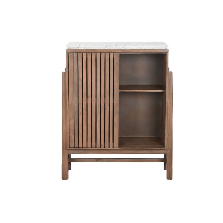 Aparador Home ESPRIT Acacia Terrazo 80 x 40 x 110 cm