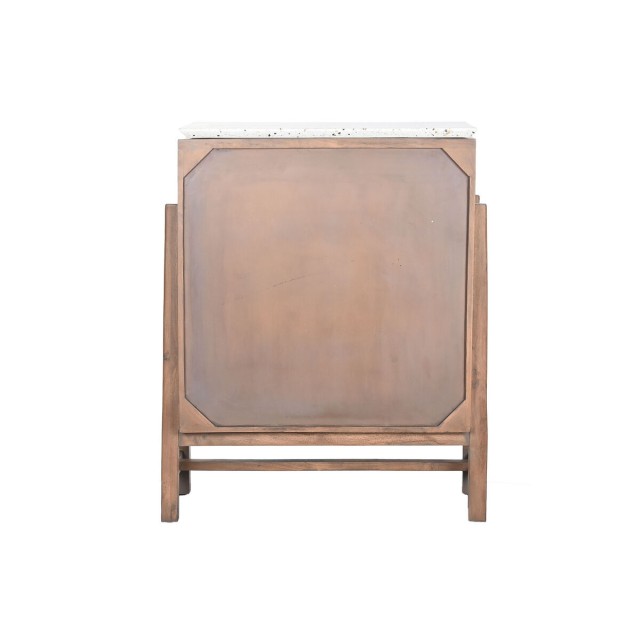 Aparador Home ESPRIT Acacia Terrazo 80 x 40 x 110 cm