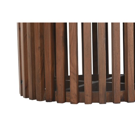 Tavolo da Pranzo Home ESPRIT Legno di acacia Terrazzo 130 x 130 x 76 c 2