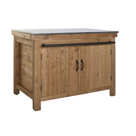 Mobile da cucina Home ESPRIT Nero Naturale 120 x 75 x 90 cm
