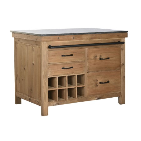 Meuble de cuisine Home ESPRIT Noir Naturel 120 x 75 x 90 cm