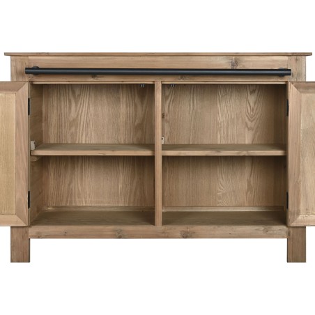 Mobile da cucina Home ESPRIT Nero Naturale 120 x 75 x 90 cm