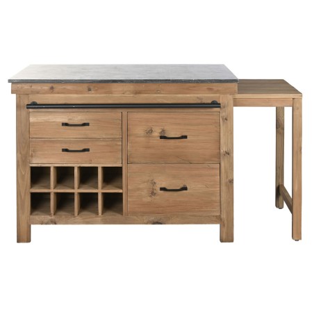 Mobile da cucina Home ESPRIT Nero Naturale 120 x 75 x 90 cm