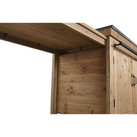 Mobile da cucina Home ESPRIT Nero Naturale 120 x 75 x 90 cm