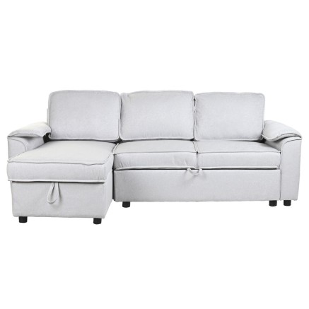Sofá Cama Home ESPRIT Gris claro Moderno 220 x 153 x 88 cm 2