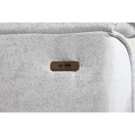Sofá Cama Home ESPRIT Gris claro Moderno 220 x 153 x 88 cm