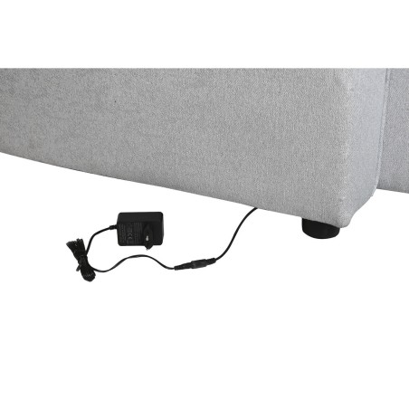 Sofá Cama Home ESPRIT Gris claro Moderno 220 x 153 x 88 cm
