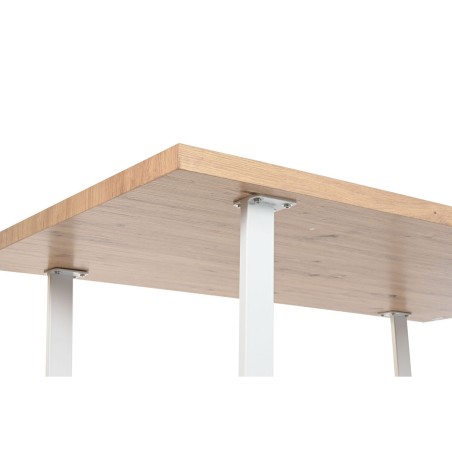 Mesa de Comedor Home ESPRIT Marrón Negro Hierro Madera MDF 160 x 90 x