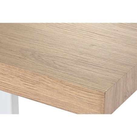 Tavolo da Pranzo Home ESPRIT Marrone Nero Ferro Legno MDF 160 x 90 x 7