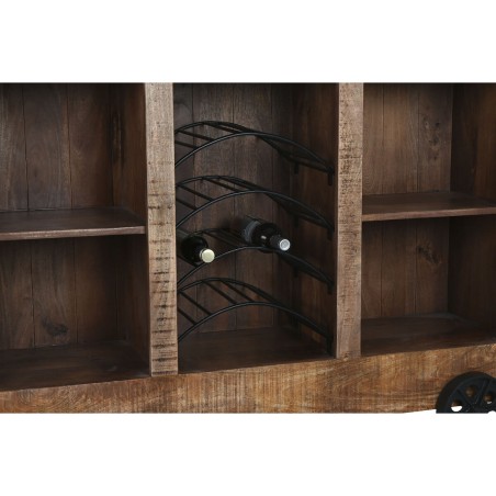 Barmöbel Home ESPRIT Schwarz natürlich 145 x 53 x 100 cm