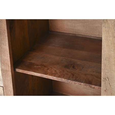 Stand Espositore Home ESPRIT Marrone Cristallo Legno di mango 165 x 45