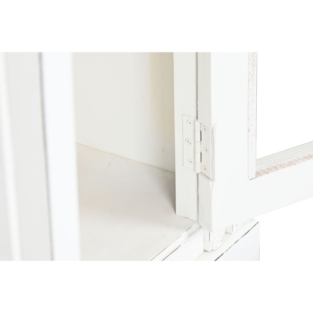 Buffet Home ESPRIT Blanc Verre Bois de manguier 180 x 40 x 100 cm