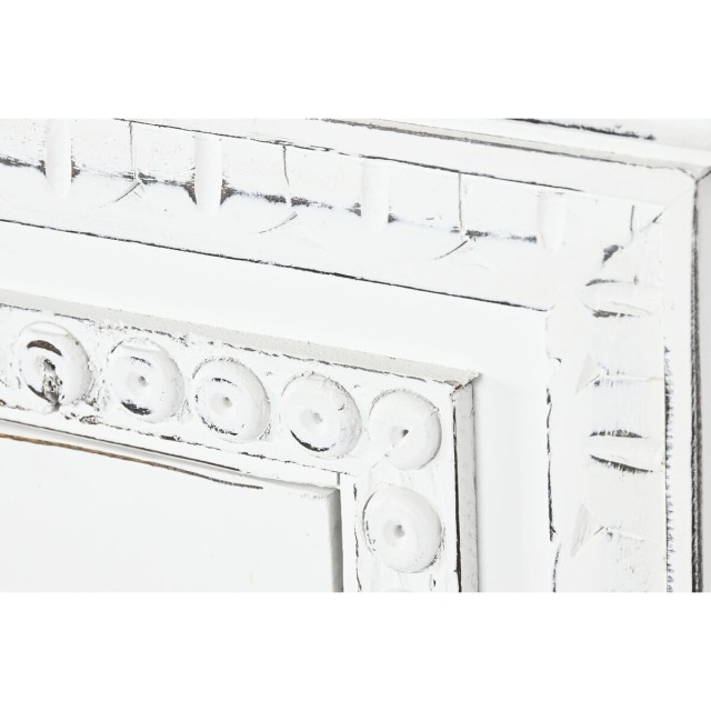 Buffet Home ESPRIT Blanc Verre Bois de manguier 180 x 40 x 100 cm