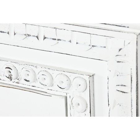 Aparador Home ESPRIT Blanco Cristal Madera de mango 180 x 40 x 100 cm