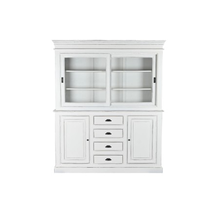 Présentoir Home ESPRIT Blanc Verre Bois de manguier 170 x 45 x 200 cm 2
