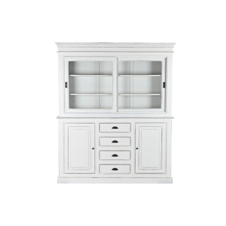 Display Stand Home ESPRIT White Crystal Mango wood 170 x 45 x 200 cm