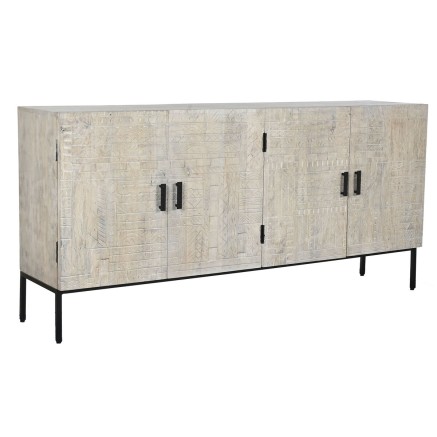 Anrichte Home ESPRIT Weiß Metall Mango-Holz 180 x 40 x 85 cm