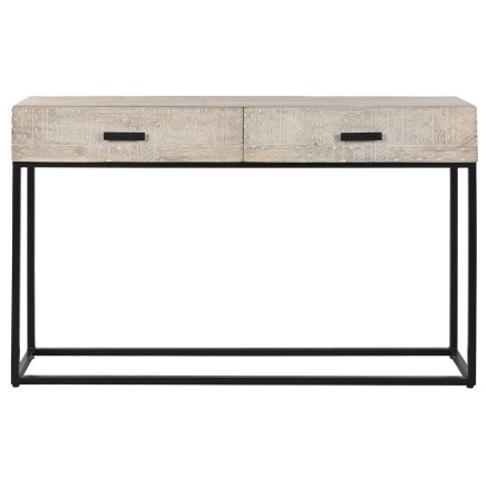 Recibidor Home ESPRIT Blanco 120 x 30 x 76 cm 2