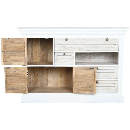 Cassettiera Home ESPRIT Bianco Consumato 115 x 40 x 80 cm