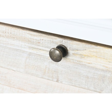 Commode Home ESPRIT Blanc Naturel 150 x 40 x 100 cm 2