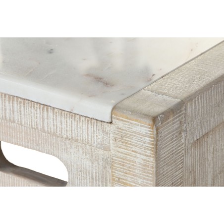 Tisch-Set mit Stühlen Home ESPRIT Weiß natürlich 112 x 40 x 96 cm