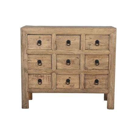 Cassettiera Home ESPRIT Naturale Orientale 97 x 40 x 86 cm 2