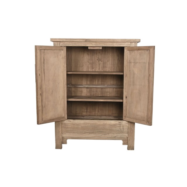 Cupboard Home ESPRIT Natural Elm wood 102 x 40 x 132 cm