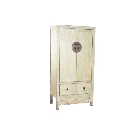 Armadio Home ESPRIT Bicolore Metallo Abete 88 x 52 x 180 cm