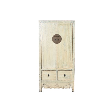 Armadio Home ESPRIT Bicolore Metallo Abete 88 x 52 x 180 cm