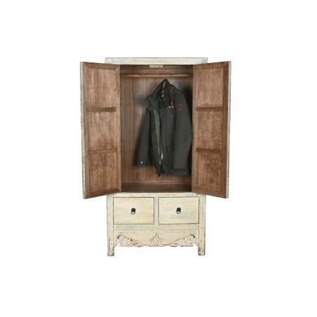 Armadio Home ESPRIT Bicolore Metallo Abete 88 x 52 x 180 cm