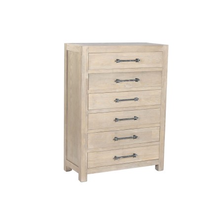 Cassettiera Home ESPRIT Naturale Romantico 88 x 40 x 122 cm