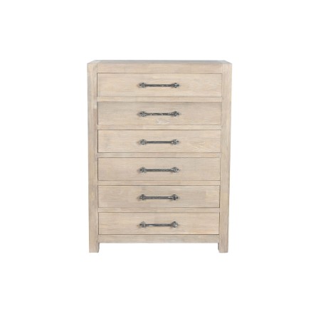 Caisson à Tiroirs Home ESPRIT Naturel Romantique 88 x 40 x 122 cm 2