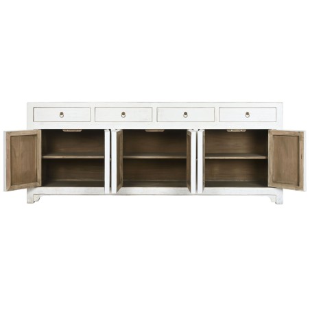 Aparador Home ESPRIT Blanco Madera de olmo 220 x 42 x 85 cm