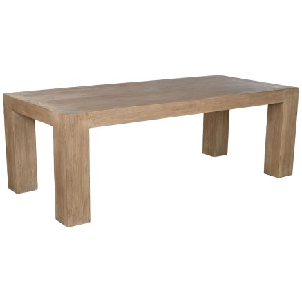 Esstisch Home ESPRIT natürlich Ulmenholz 220 x 100 x 76 cm