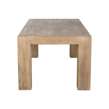 Dining Table Home ESPRIT Natural Elm wood 220 x 100 x 76 cm