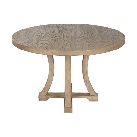 Tavolo da Pranzo Home ESPRIT Naturale Legno di olmo 120 x 120 x 76 cm 2