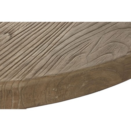 Mesa de Comedor Home ESPRIT Natural Madera de olmo 120 x 120 x 76 cm