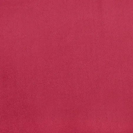 Chaises à manger lot de 2 Rouge bordeaux Velours