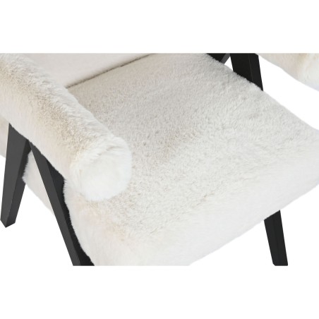 Butaca Home ESPRIT Blanco Madera 54 x 64 x 86 cm