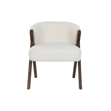 Silla de Comedor Home ESPRIT Poliéster Madera 58 x 58 x 70 cm