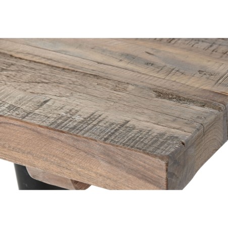 Esstisch Home ESPRIT Schwarz natürlich Eisen Recyceltes Holz 180 x 90