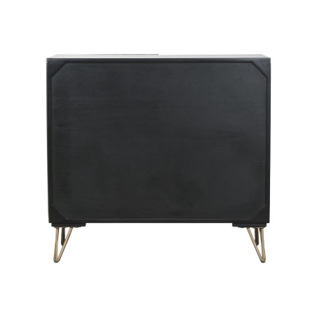 Credenza Home ESPRIT Nero Dorato Metallo Legno di mango 81 x 45 x 75 c