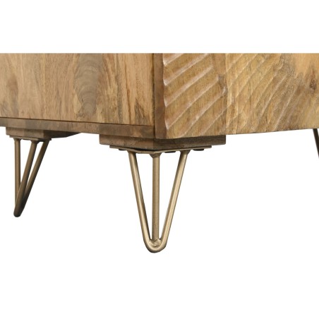 Credenza Home ESPRIT Dorato Naturale Metallo Legno di mango 81 x 45 x