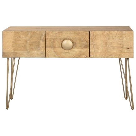 Recibidor Home ESPRIT Dorado 120 x 38 x 76 cm 2